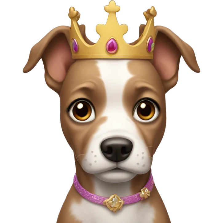 Dog princesa emoji