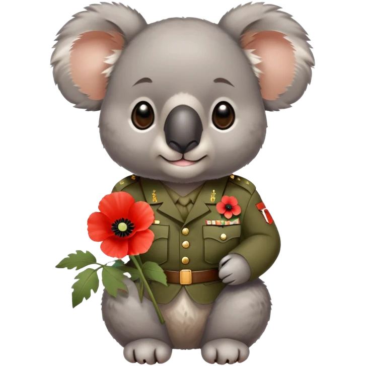 Australian anzac koala  emoji
