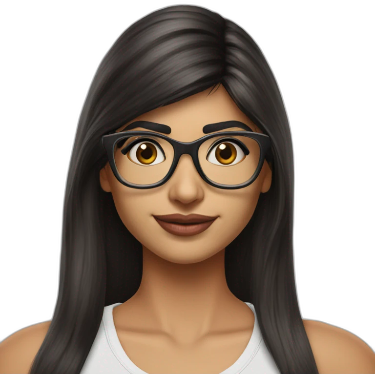 oldify mia khalifa hyperrealistic emoji