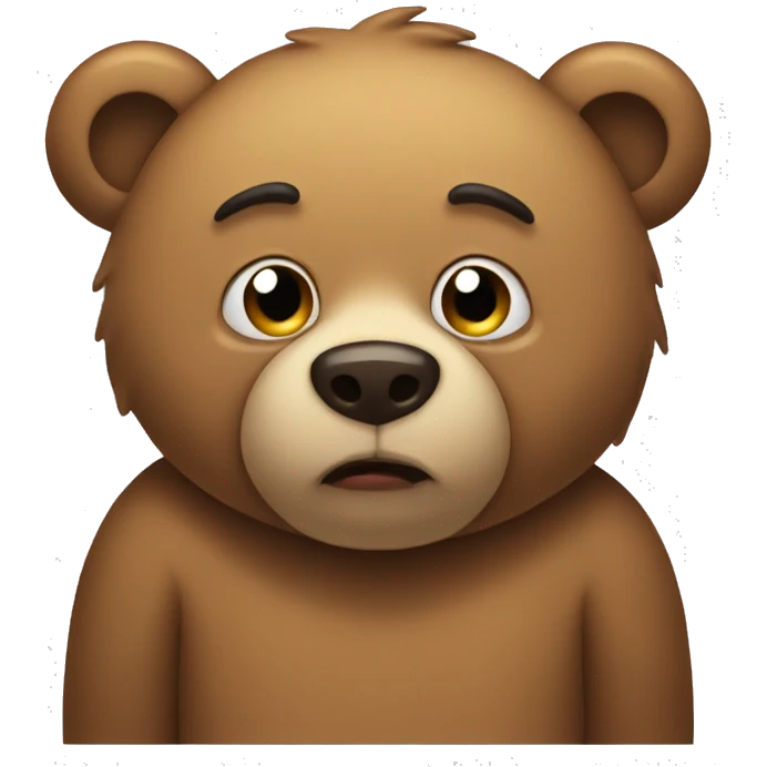 crying bear emoji