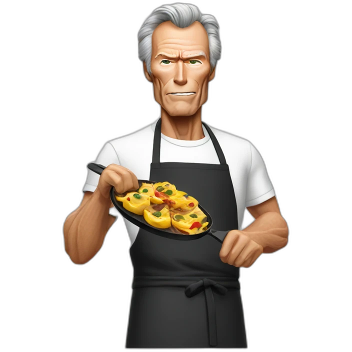 Clint eastwood cooking emoji