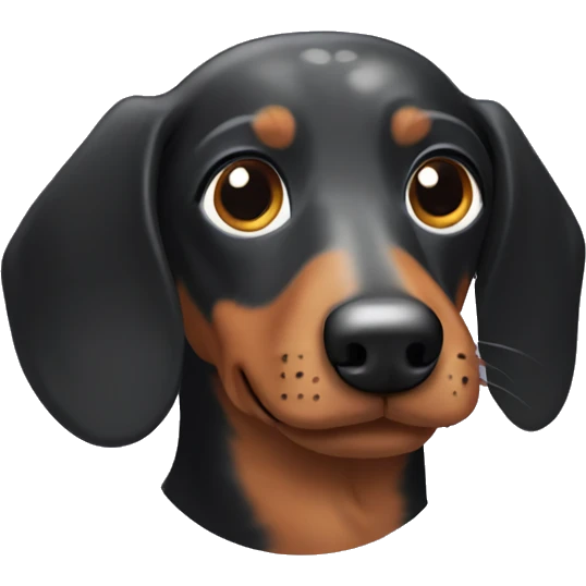 Spotted dachshus emoji