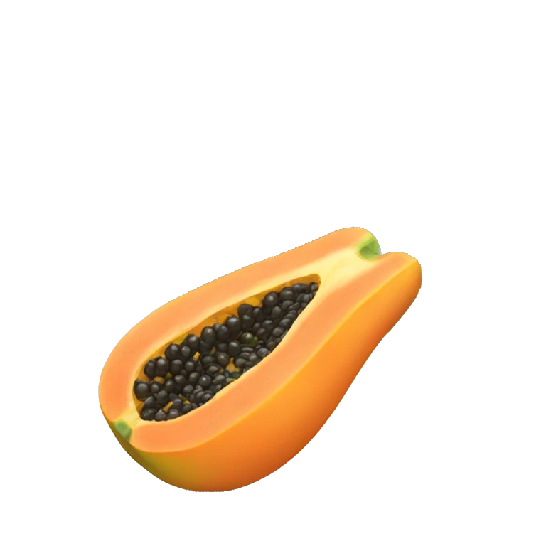 Papaya emoji