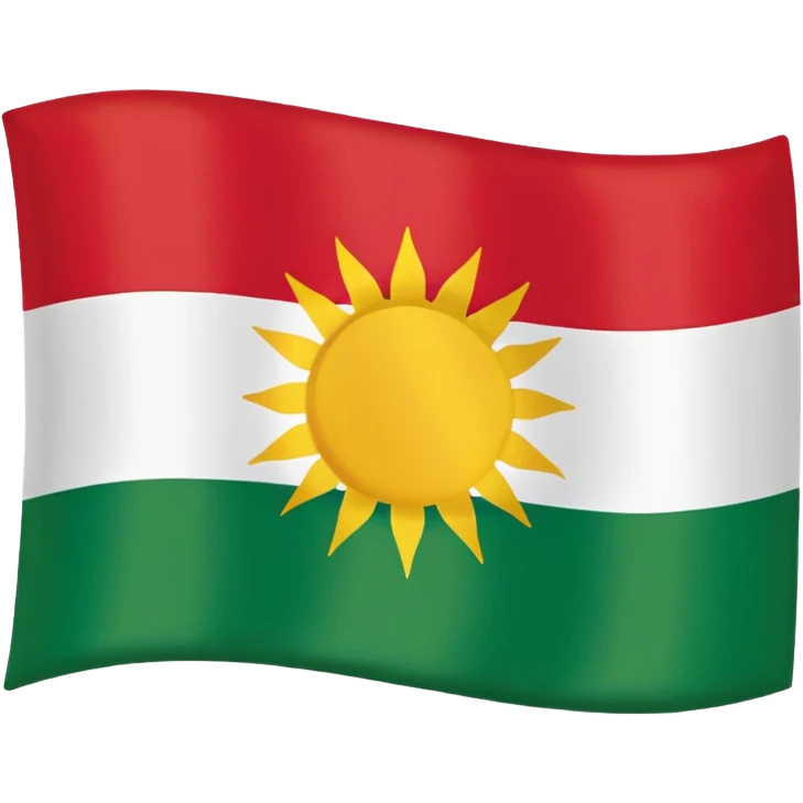 Kurdistan flag emoji