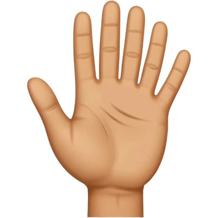 High Five hand emoji