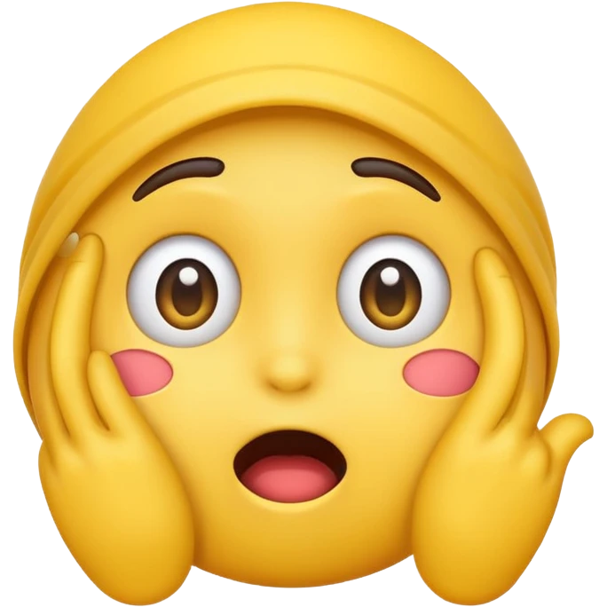 Shying emoji runing his head emoji