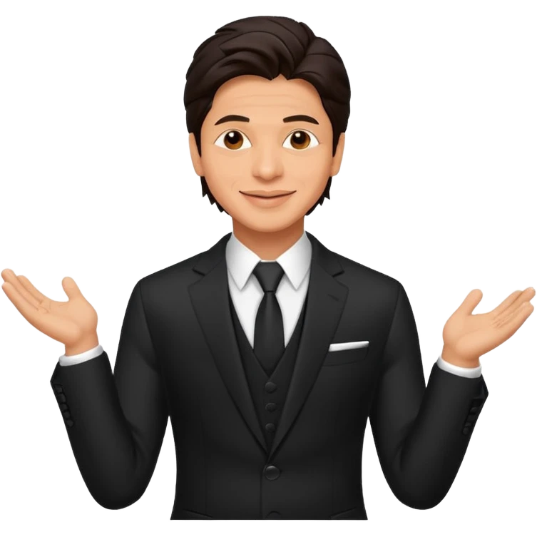 Shah rukh khan doing mew emoji