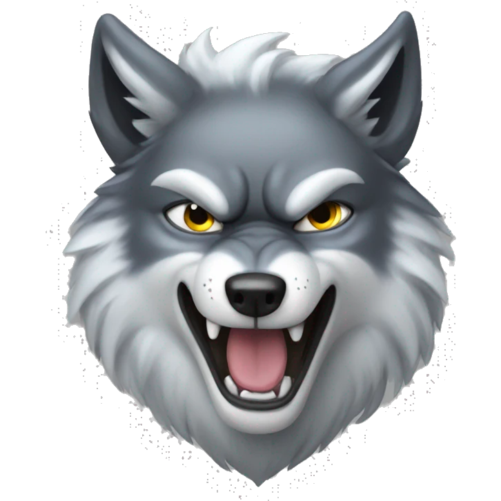 Silver fang wolf emoji