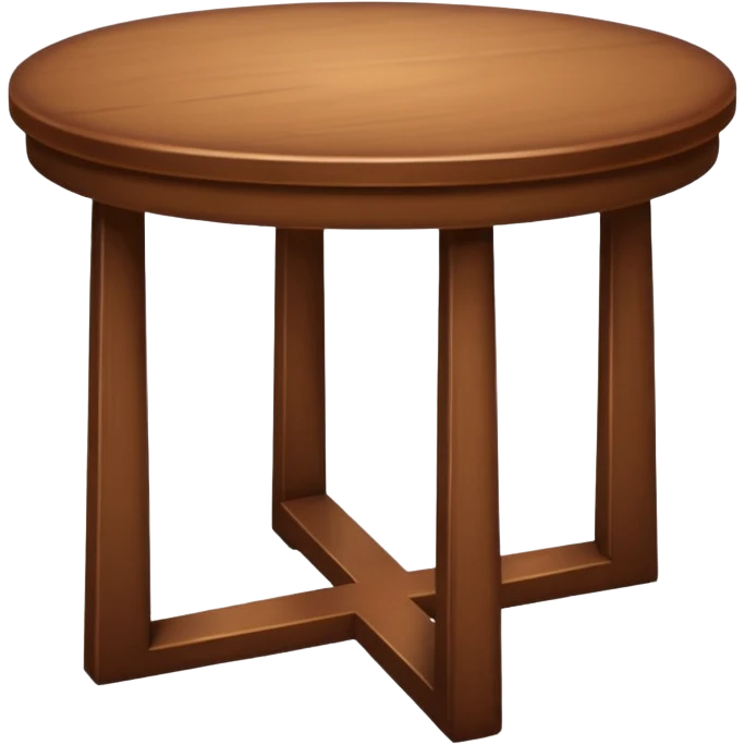 wooden circle table emoji