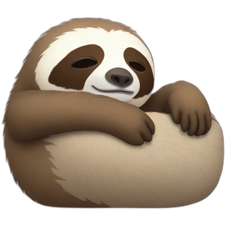 Sloth sleepy emoji