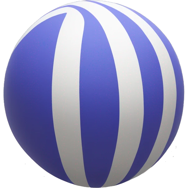 single yoga ball, only color, no smiley, single stripes around it like a normal yoga ball emoji