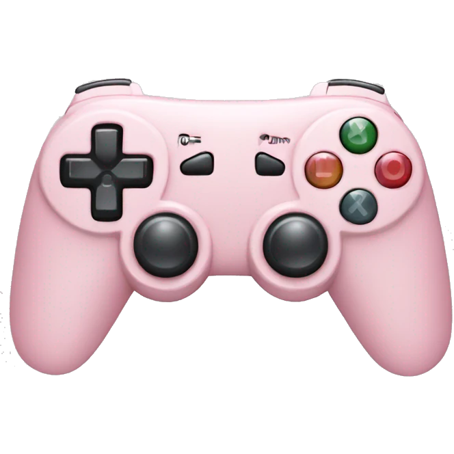 light pink game controller  emoji