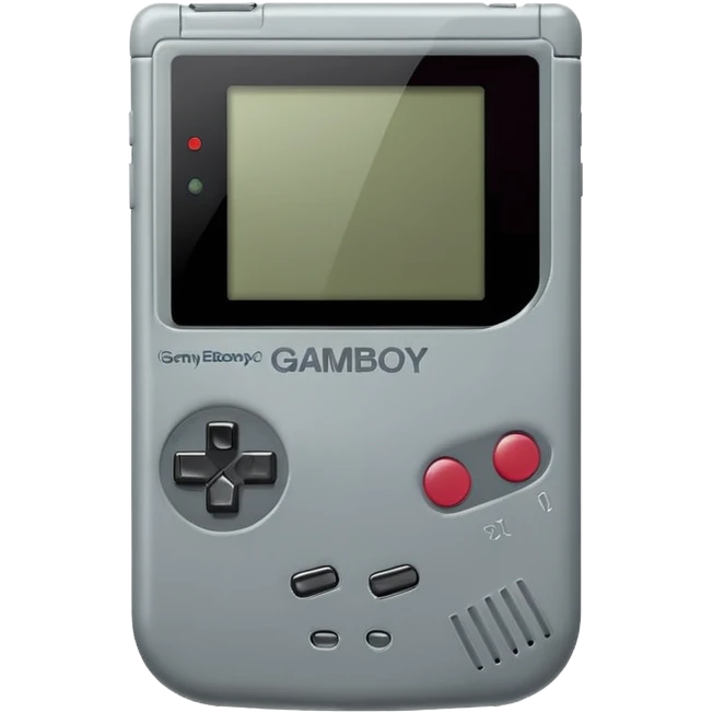 gameboy with no logo emoji emoji