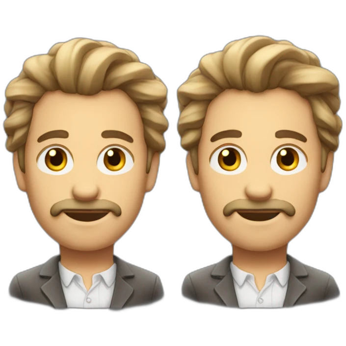 Monsieur aux cheveux longs  emoji