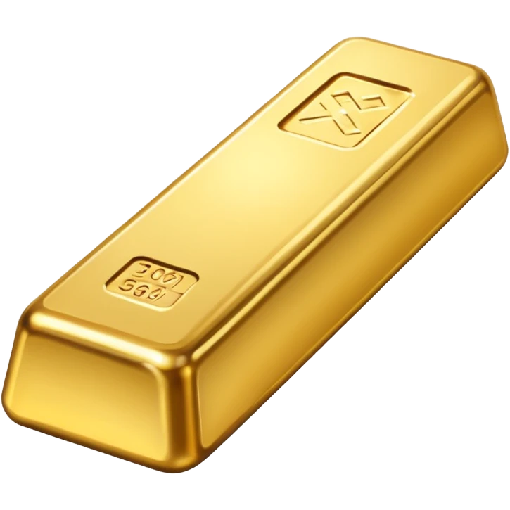 Gold bar emoji