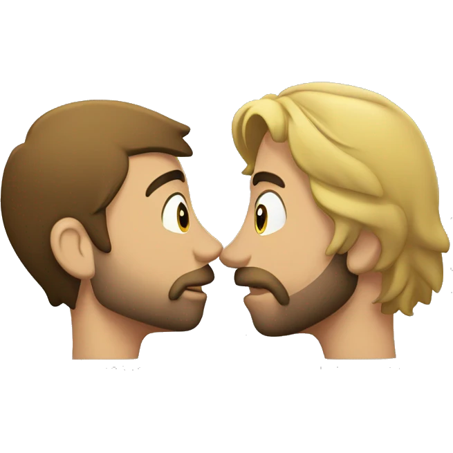 Leon tirando un beso emoji