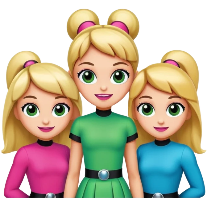 Power puff girls emoji