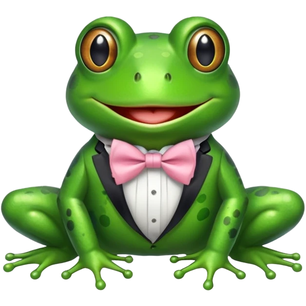 Easter frog emoji