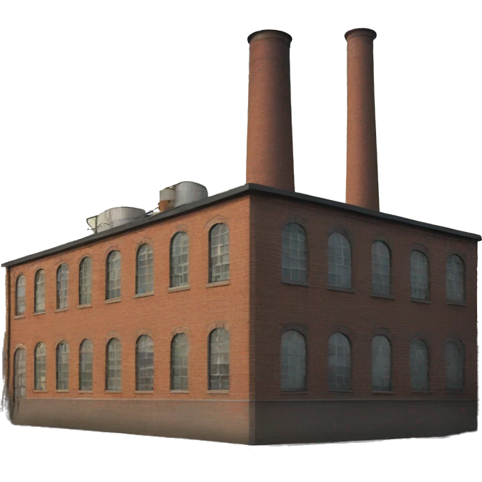 old factory with chimney emoji