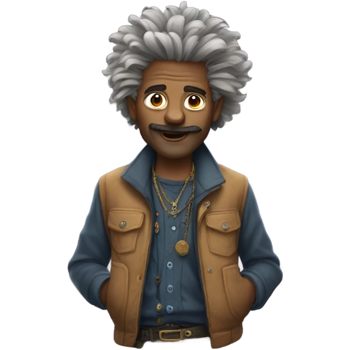 Weird guy emoji