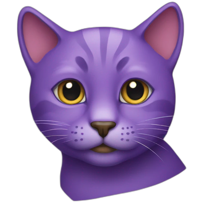 purple cat emoji