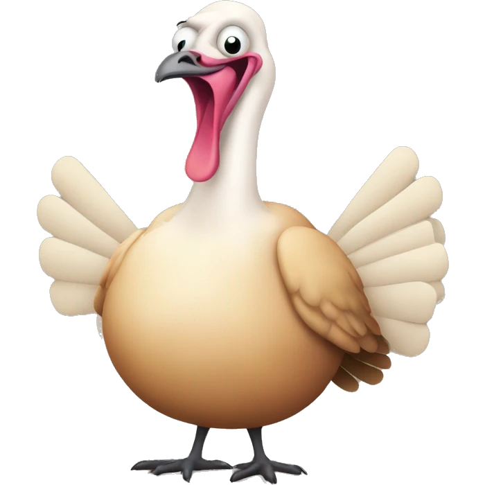 Extremely fat turkey  emoji