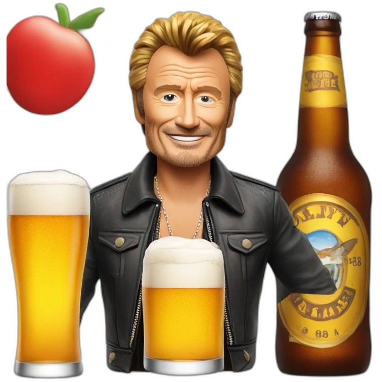 johnny hallyday bier emoji