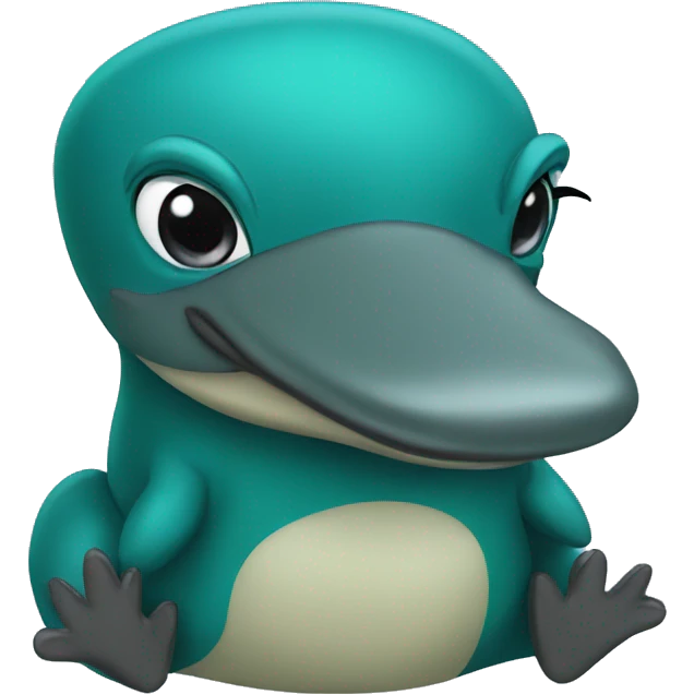 teal platypus emoji