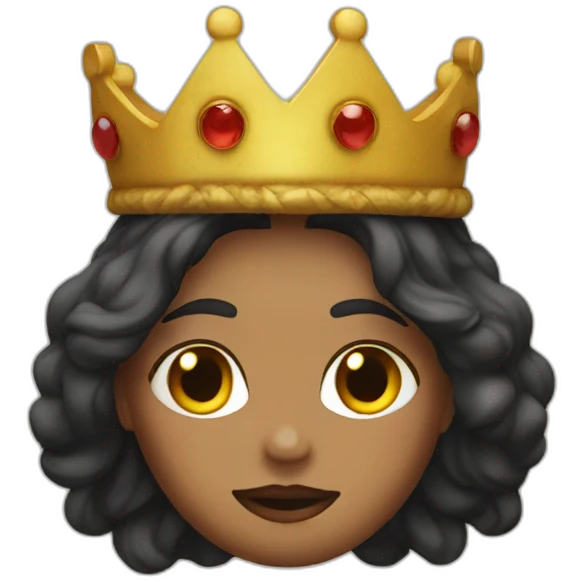 Jesus witch a crown emoji