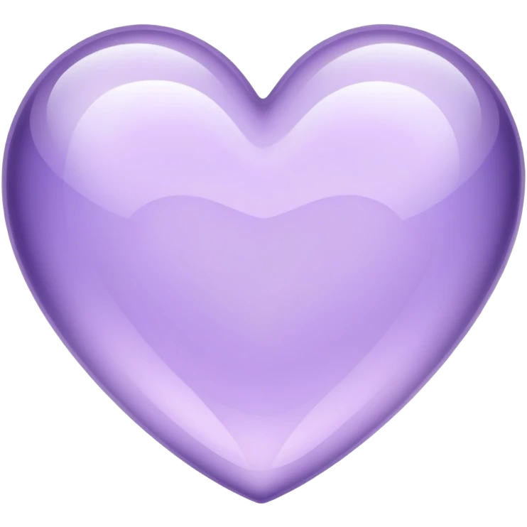 lavender crystal heart emoji