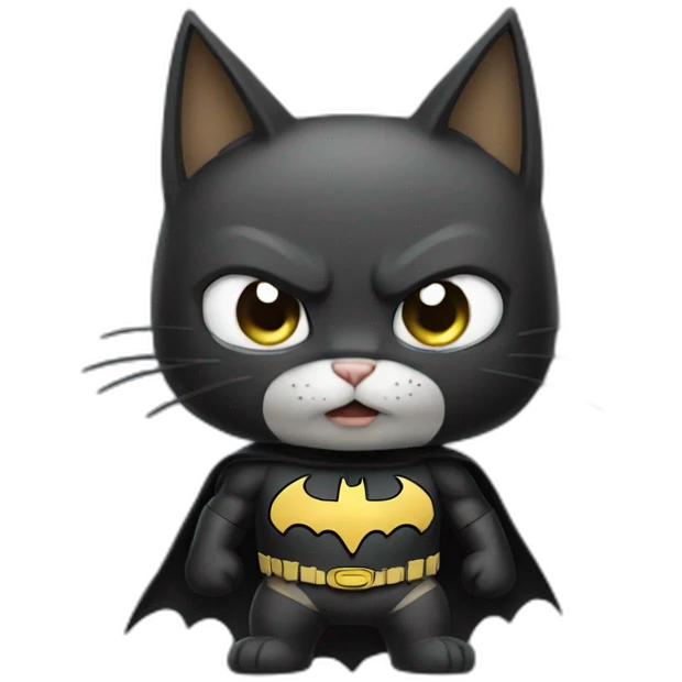 batman-cat emoji