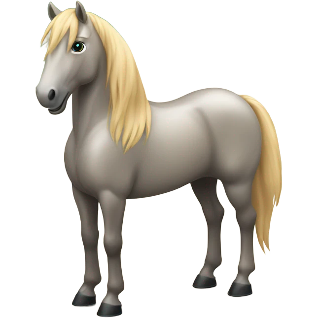 Tan horse emoji