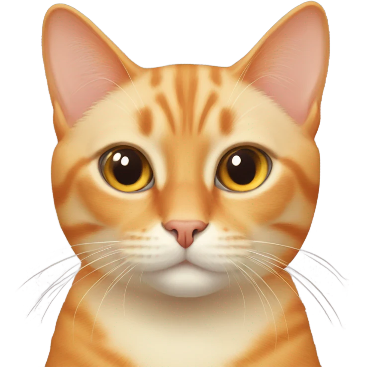 Orange cat and Siamese cat emoji
