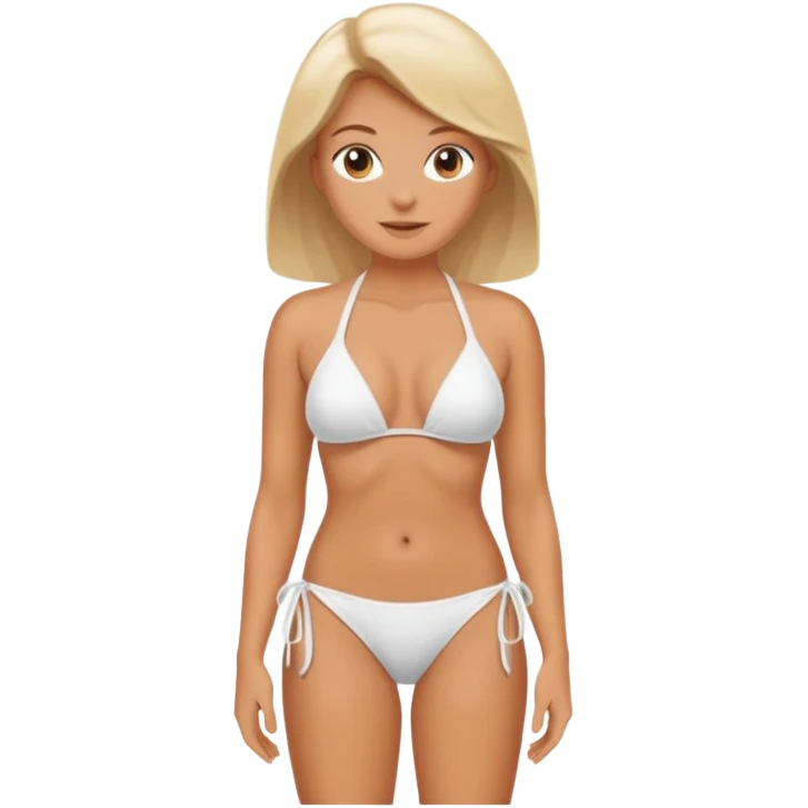 white woman booty emoji