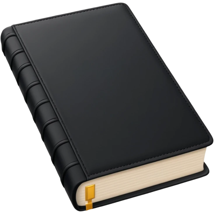 book with completely black pages emoji