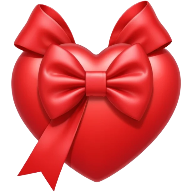 heart with a bow, kpop emoji