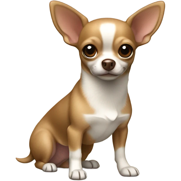 Brown and light brown chihuahua  emoji