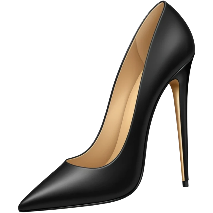 black high heels emoji