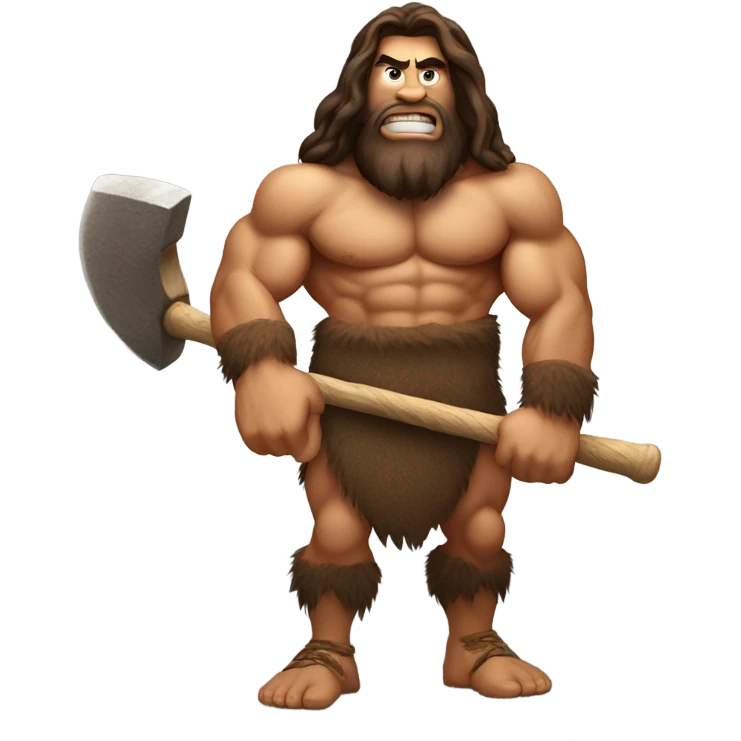 cave man emoji