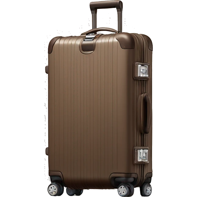 One Rimowa brown Essential Cabin luggage  emoji