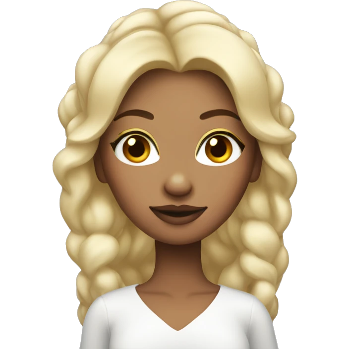 Reindeer woman blonde  emoji