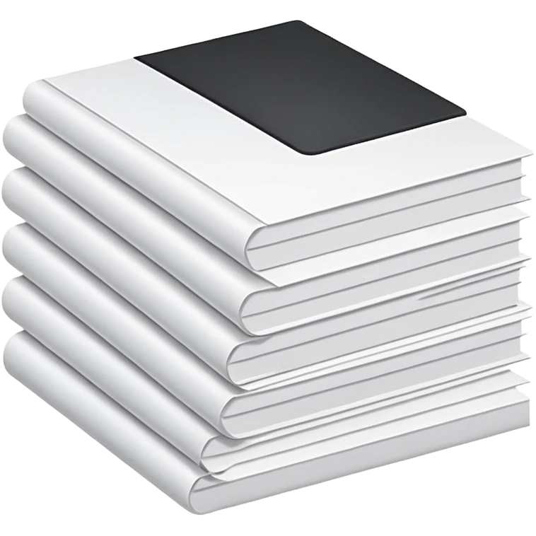 white stationery emoji