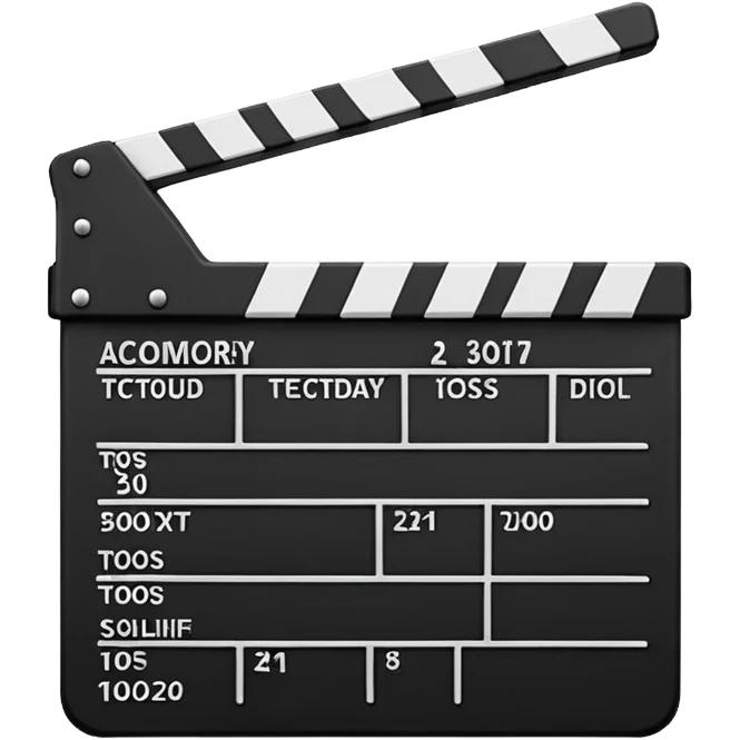 video cine claqueta emoji