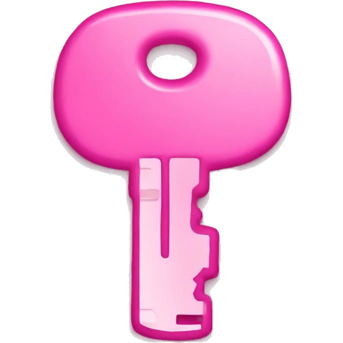 Total pink key  emoji