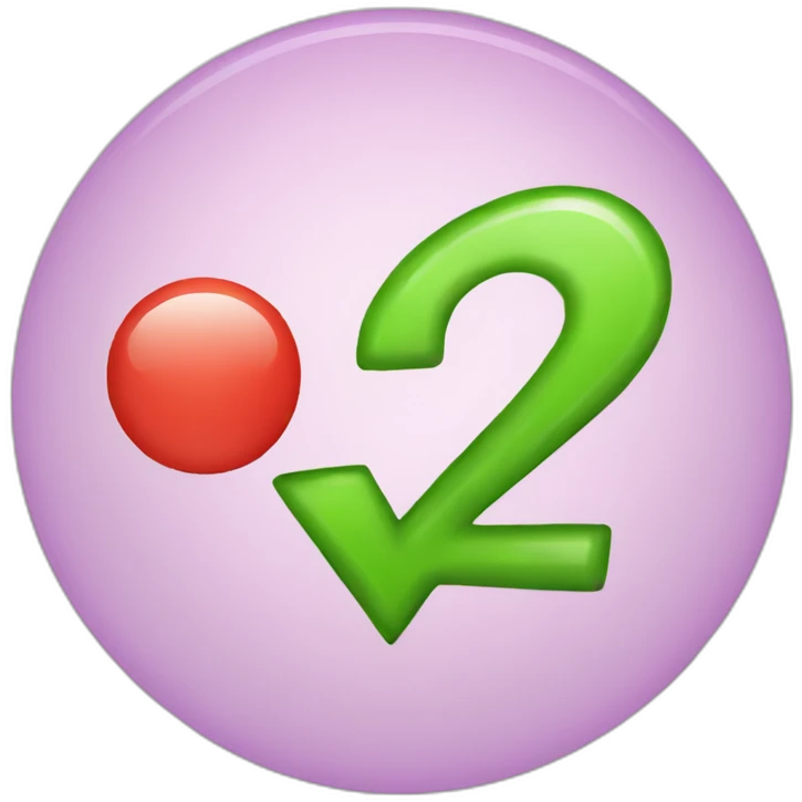 check-mark emoji