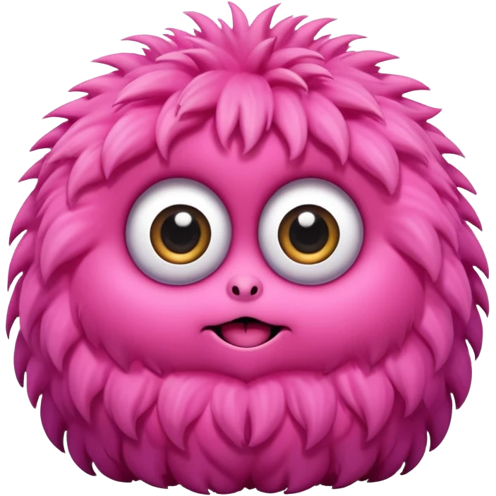 pink cute monster emoji