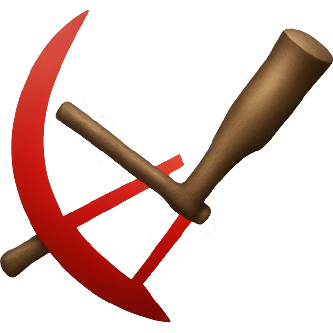 Hammer and sickle emoji