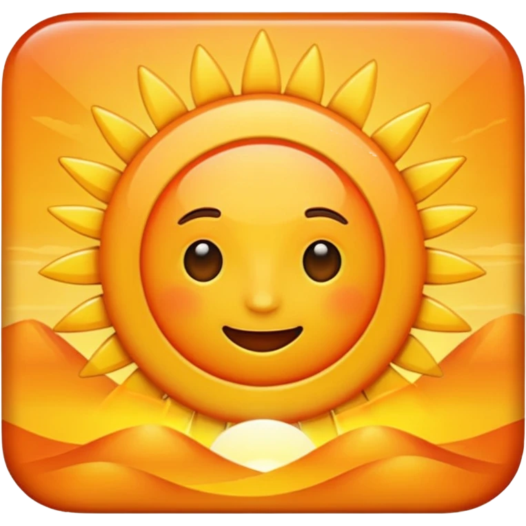 sunrise emoji