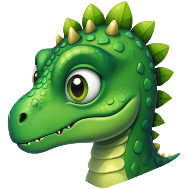 Sad dinosaur emoji