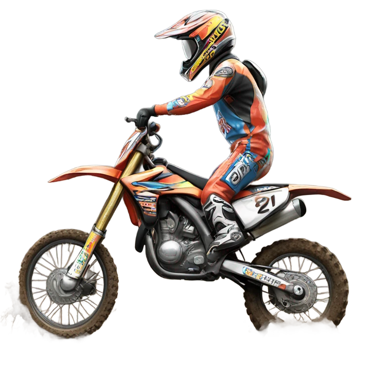 cleaning motocross emoji